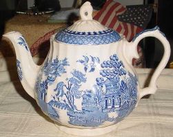 Blue Willow Dishes - Blue Willow Teapot