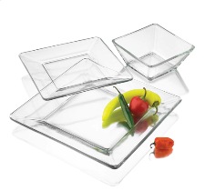 Clear Glass Dinnerware 